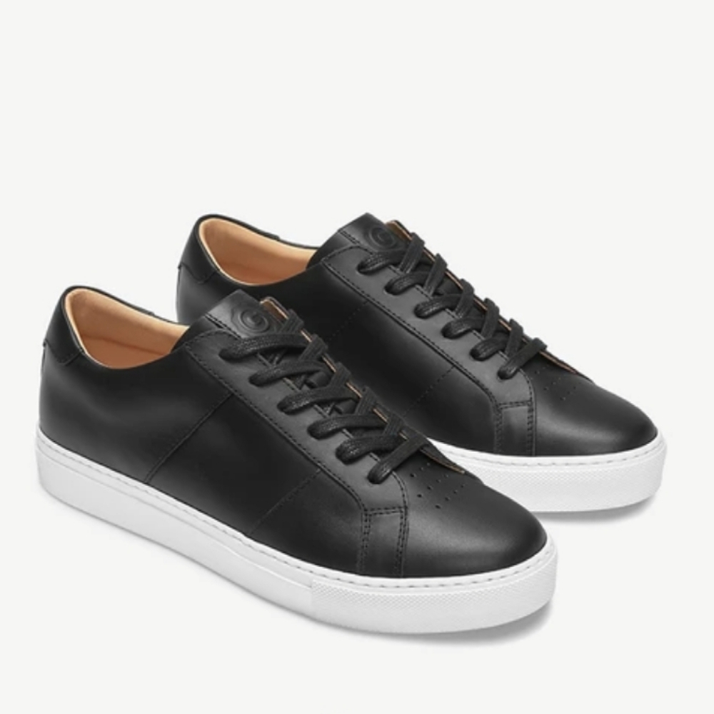 Greats Royale Nero Leather Sneakers